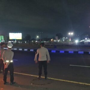 Polsek Kediri Gelar Patroli Blue Light untuk Ciptakan Rasa Aman