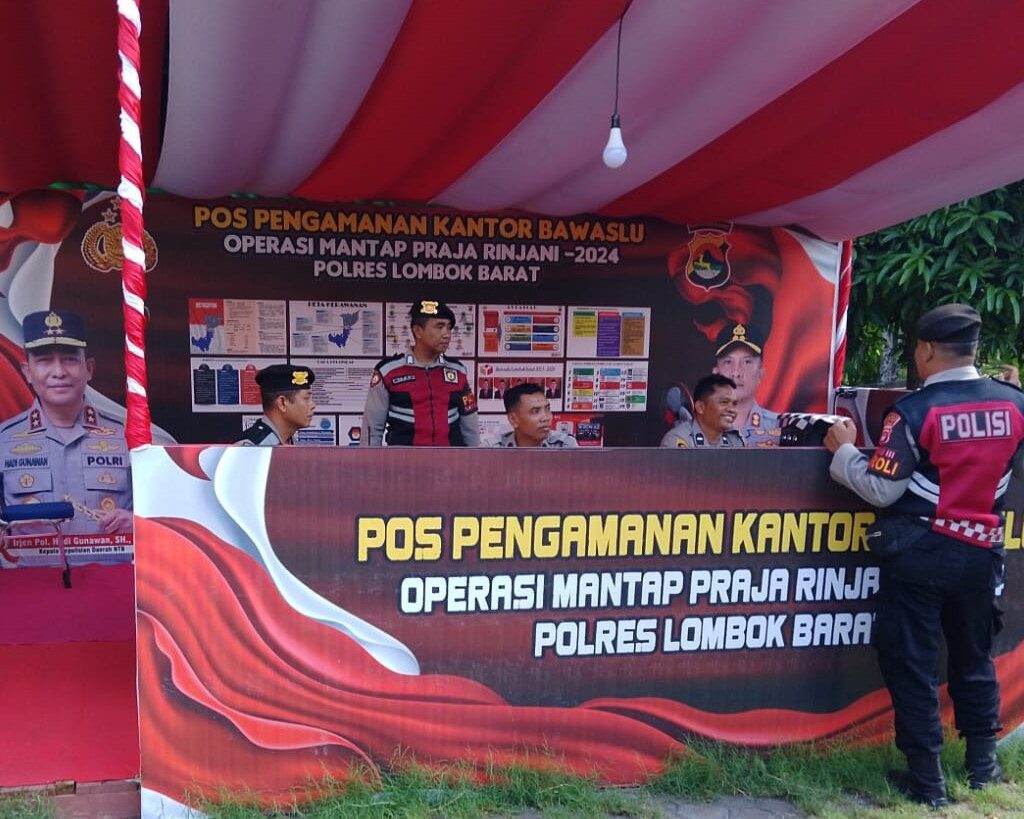 Operasi Mantap Praja 2024 Upaya Polres Lombok Barat Jaga Stabilitas Pemilukada