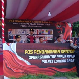 Operasi Mantap Praja: Langkah Polres Lombok Barat Jaga Keamanan Pemilukada