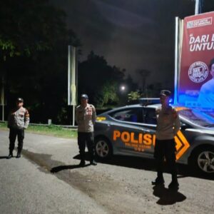 Polsek Kediri Tingkatkan Keamanan dengan Patroli Malam Blue Light