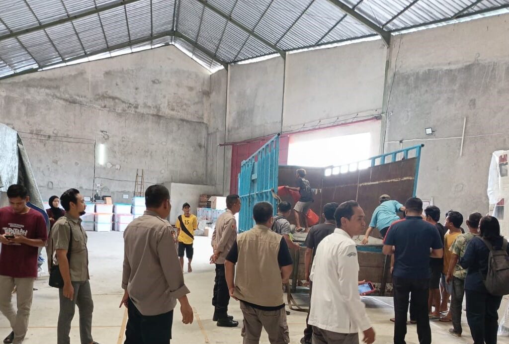 Gudang Logistik KPU Lombok Barat Aman, Pengamanan 24 Jam Berjalan Lancar