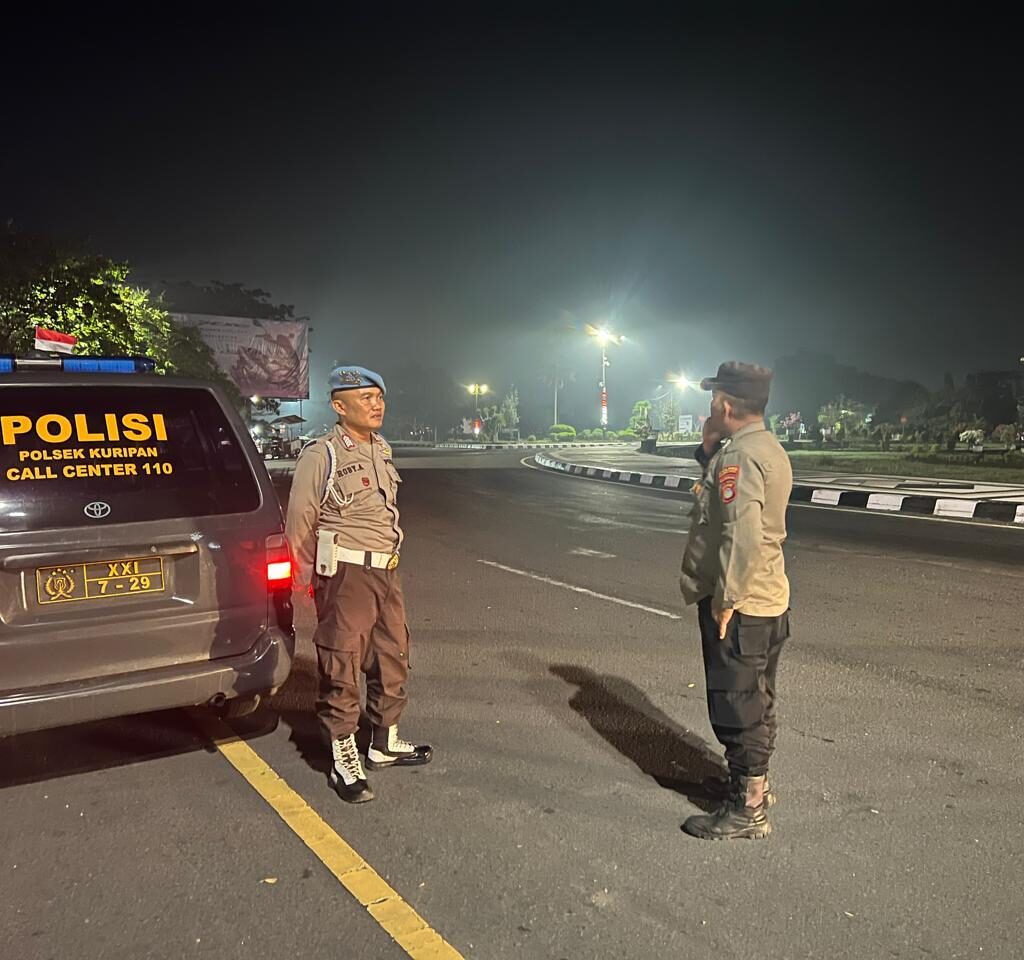 Polsek Kuripan Lakukan Patroli Rutin untuk Cegah Kejahatan di Lombok Barat