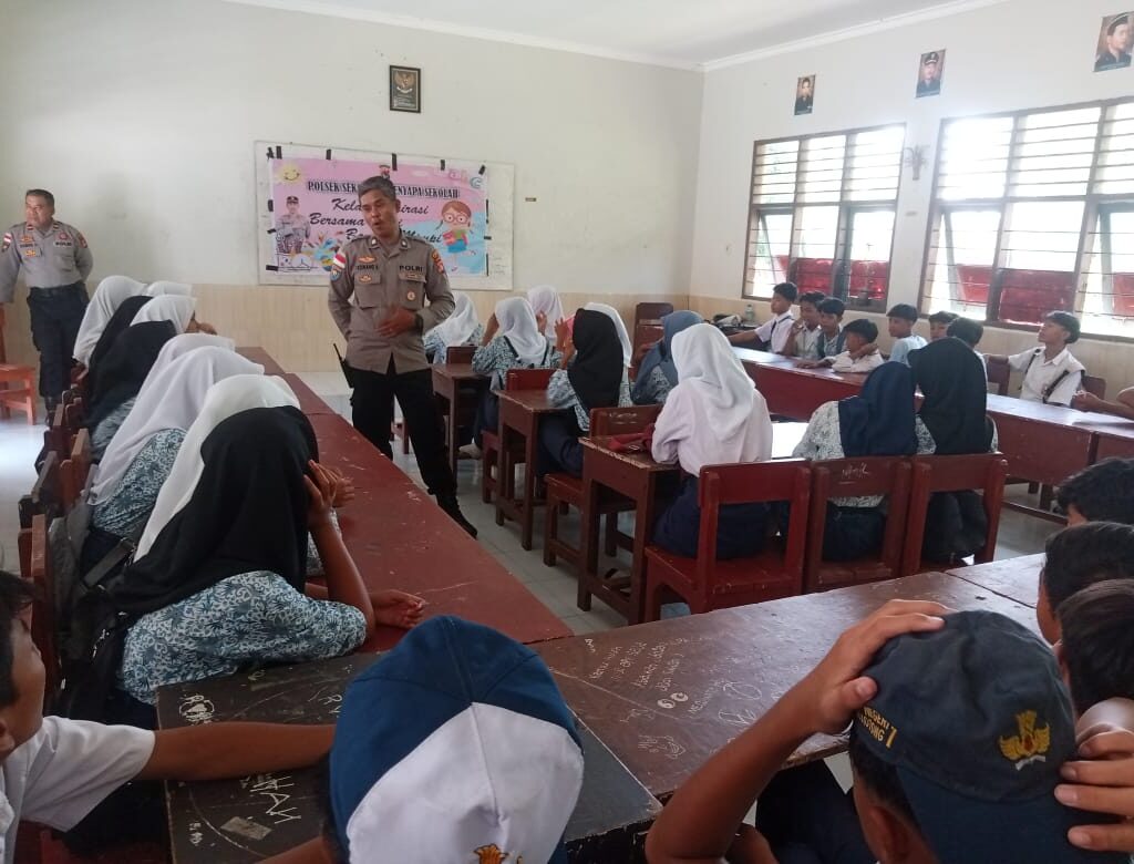 Cegah Bullying dan Kenakalan Remaja, Polsek Sekotong Ajak Siswa Ciptakan Lingkungan Sekolah Aman