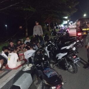 Patroli Malam Polsek Gerung: Jaga Keamanan dan Cegah Kejahatan di Bypass