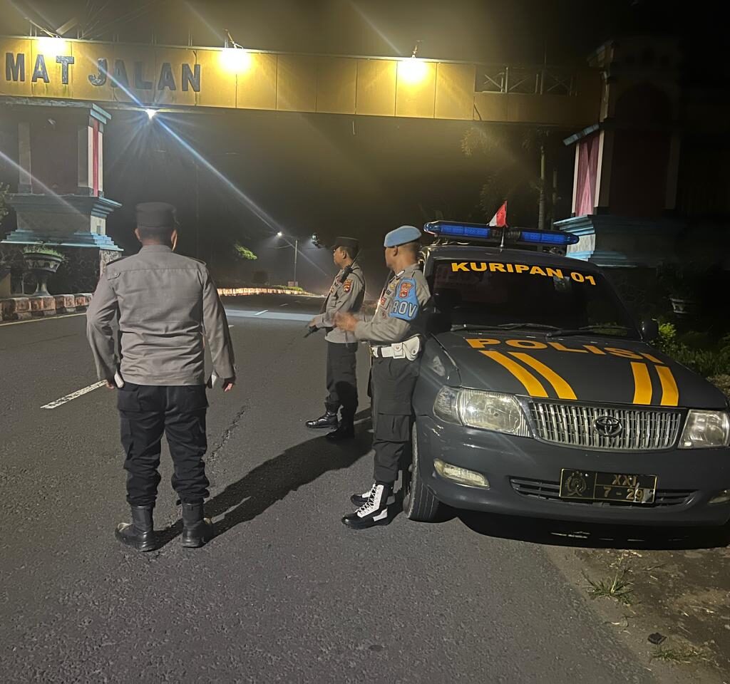 Sikat Habis Kejahatan Malam! Patroli Gabungan Polsek Kuripan Sasar Bypass BIL