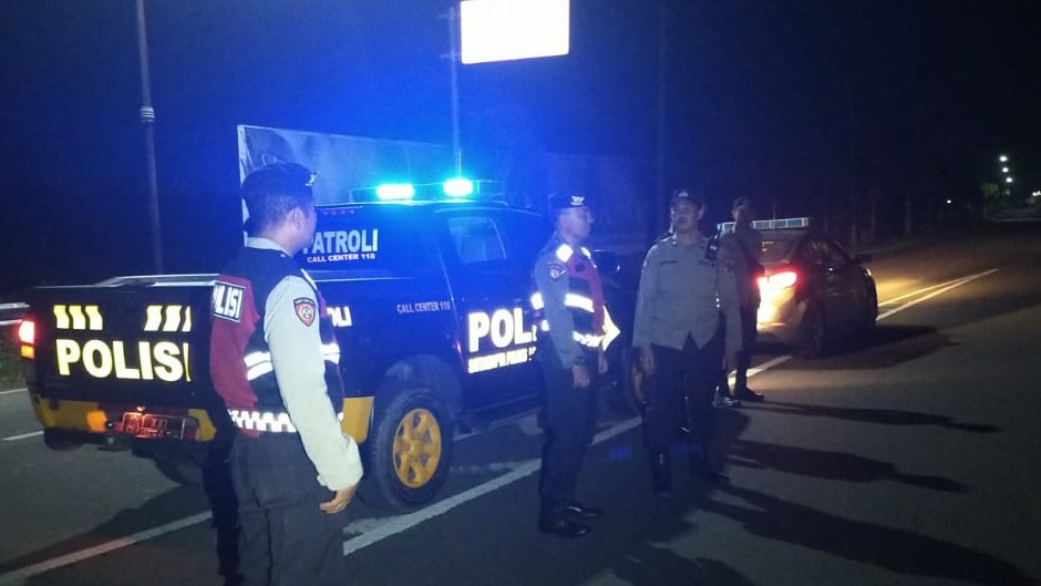 Jalur Rawan Lombok Barat Disisir Patroli Blue Light