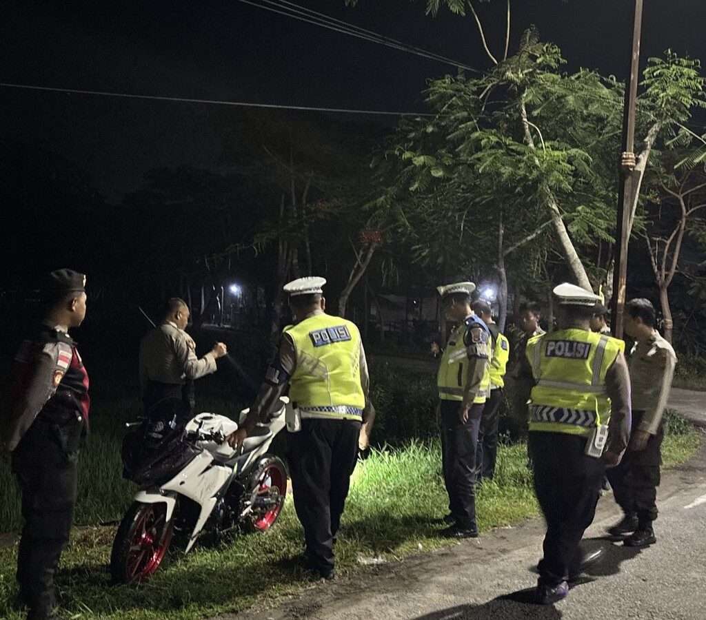 Antisipasi Balap Liar, Polres Lombok Barat Gelar Patroli Malam di Bypass BIL