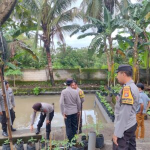 Tinjau Kesiapan Lahan, Polres Lombok Barat Dukung Ketahanan Pangan Lokal