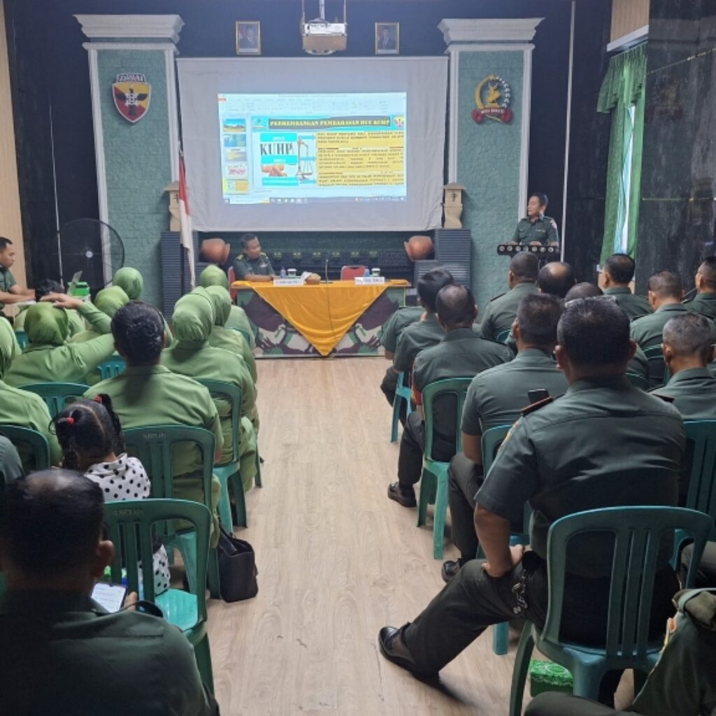Prajurit Kodim 1606/Mataram Dapat Pembekalan Hukum, Ini Tujuannya