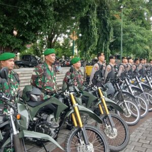 Apel Gabungan TNI-Polri dan Pemkot Mataram Jelang Malam Takbiran