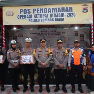 Operasi Ketupat 2025: Kapolres Lombok Barat Cek Kesiapan Pospam Batulayar