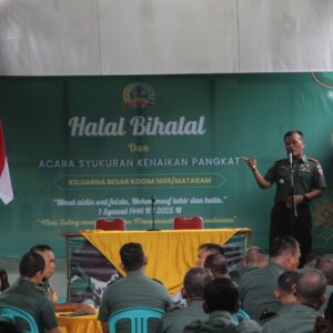 Dandim Mataram Tekankan Dedikasi di Balik Kenaikan Pangkat