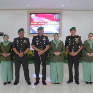 Danrem 162/WB Pimpin Sertijab dan Laporan Korps Perwira