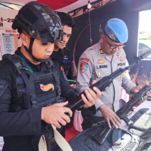 Pamwas Ketat Polres Lombok Barat Jamin Profesionalisme Operasi Ketupat