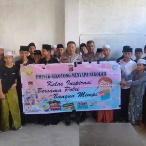 Bangun Masa Depan Santri, Ini Pesan Polsek Sekotong