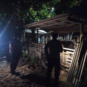 Patroli Dini Hari Polsek Sekotong Jaga Kamtibmas di Wilayah Rawan NTB