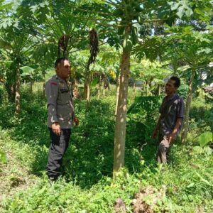Peran Bhabinkamtibmas dalam Mendukung Kemandirian Pangan