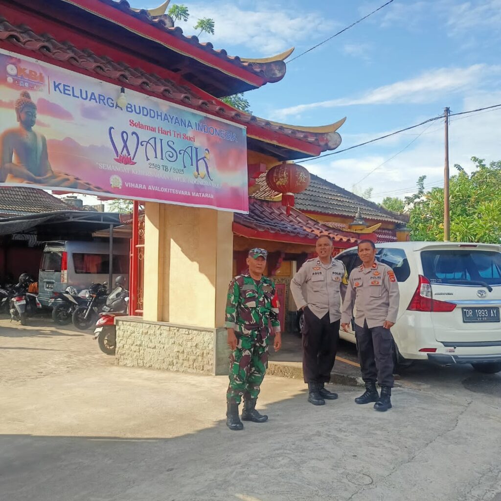 TNI-Polri Amankan Perayaan Waisak 2569 BE di Mataram