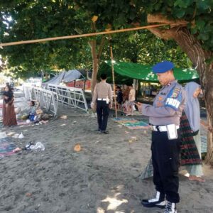Keamanan Senggigi Ditingkatkan Lewat Patroli Rutin Polsek Batulayar