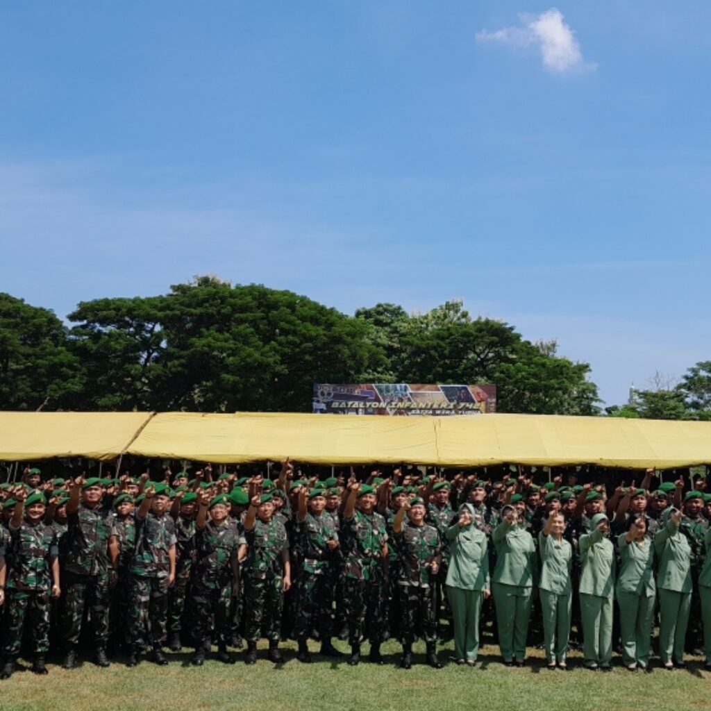 Meriah dan Penuh Makna! Pangdam IX/Udayana Disambut Hangat di Markas Yonif 742/SWY