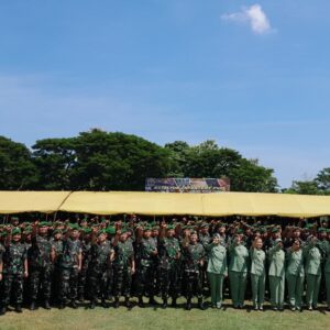 Meriah dan Penuh Makna! Pangdam IX/Udayana Disambut Hangat di Markas Yonif 742/SWY