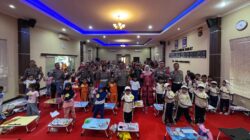 Lomba Mewarnai Meriahkan Hari Bhayangkara di Polres Lombok Barat