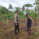 Silaturahmi Bhabinkamtibmas Labuapi Perkuat Kamtibmas dan Ketahanan Pangan