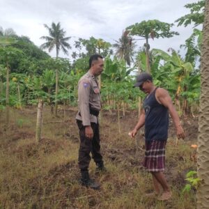 Silaturahmi Bhabinkamtibmas Labuapi Perkuat Kamtibmas dan Ketahanan Pangan