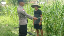 Bhabinkamtibmas Taman Baru Giat Dorong Pemanfaatan Lahan Kosong