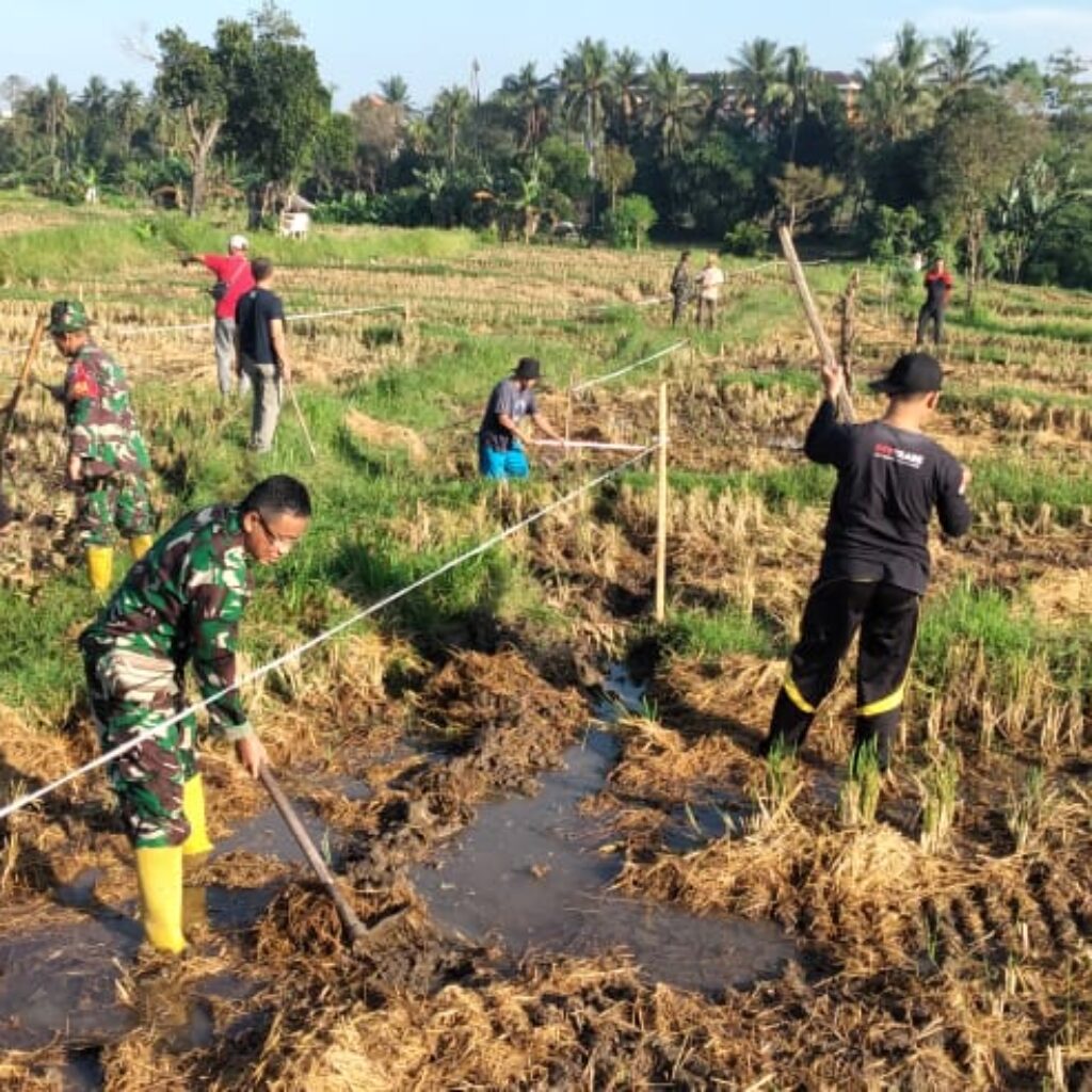 Sinergi TNI-Rakyat Bangun Jalan Pertanian di Labuapi