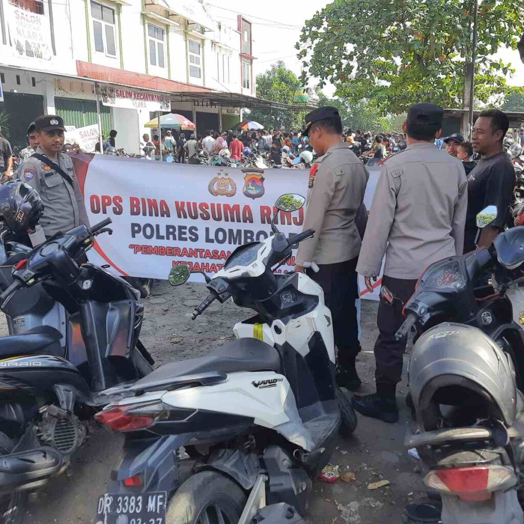 Operasi Bina Kusuma Rinjani 2025, Polres Lombok Barat Sasar Pasar Kediri