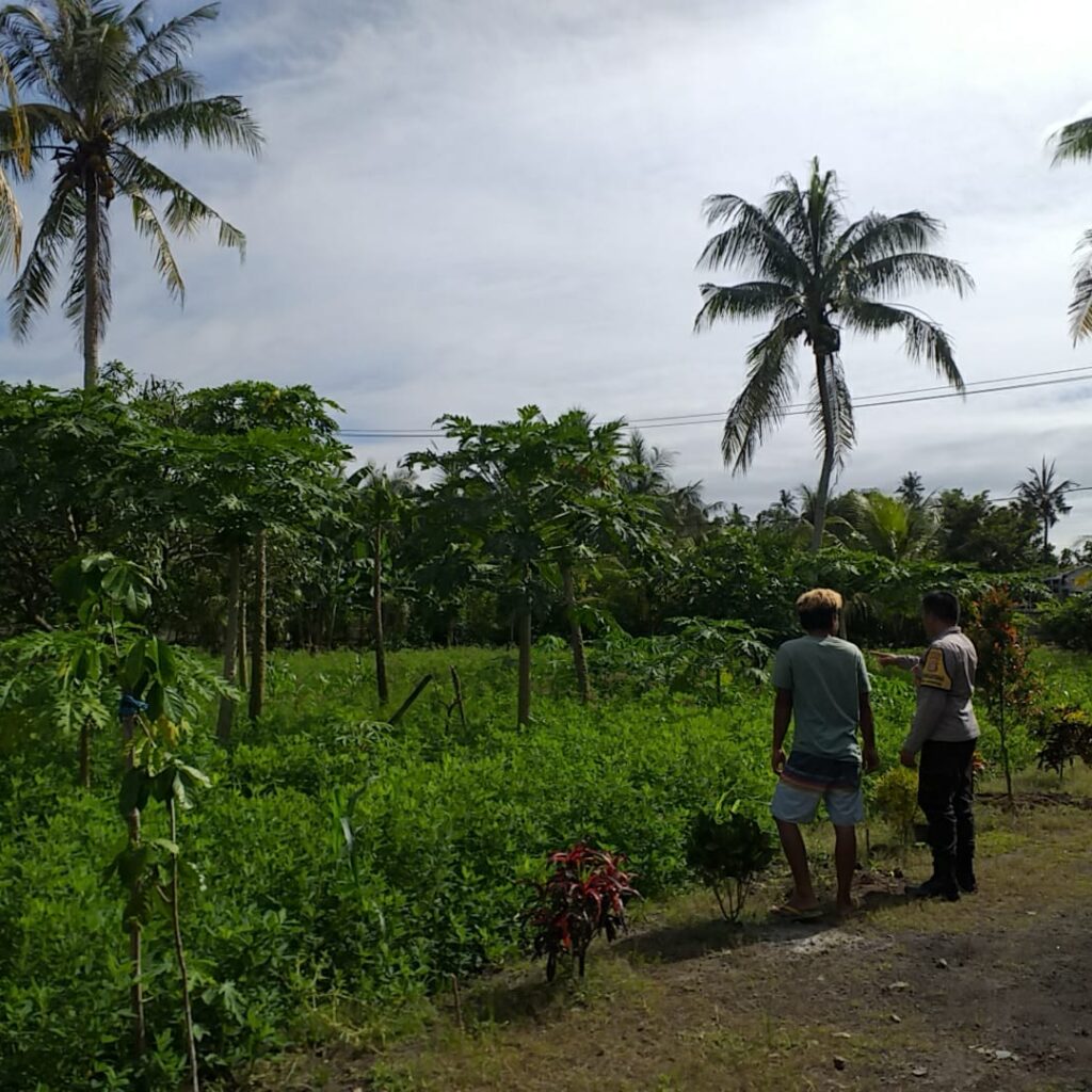 Polri Dukung Ketahanan Pangan di Dusun Tambang Eleh, Lombok Barat