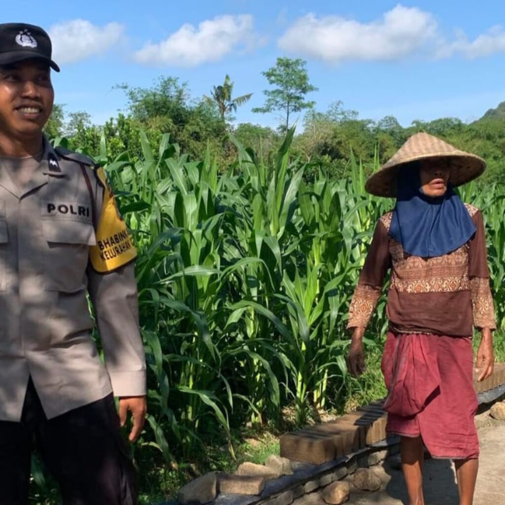 Polri Sambangi Petani Aik Ampat, Perkuat Ketahanan Pangan Lokal