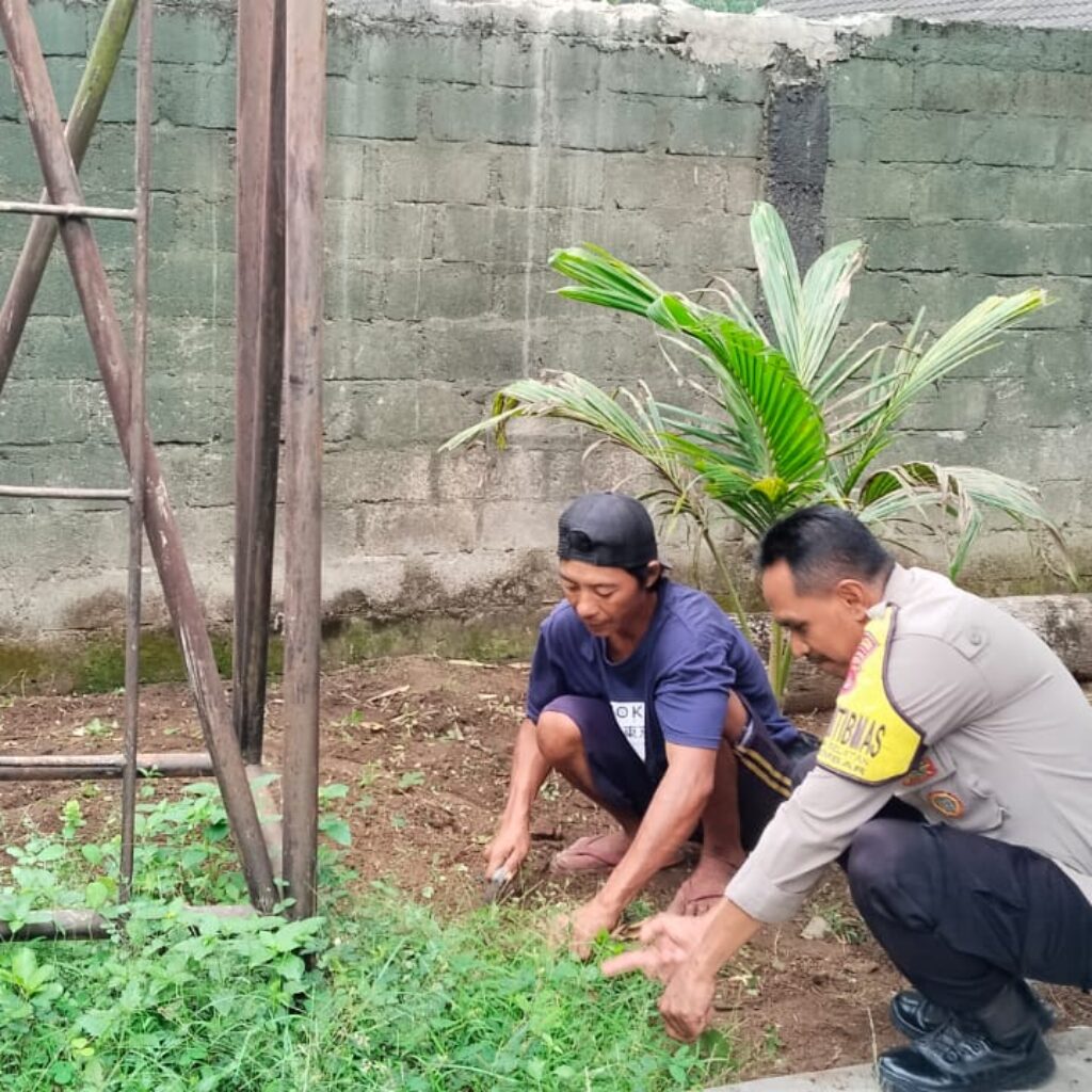 Polsek Lembar Gencarkan Edukasi Swasembada Pangan di Tingkat Desa