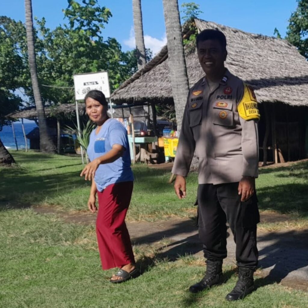 Bhabinkamtibmas Senggigi Dorong Warga Manfaatkan Lahan Kosong
