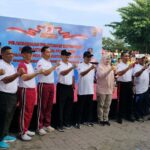 Jalan Sehat Warnai Peringatan Hari Bhayangkara ke-79 di Mataram