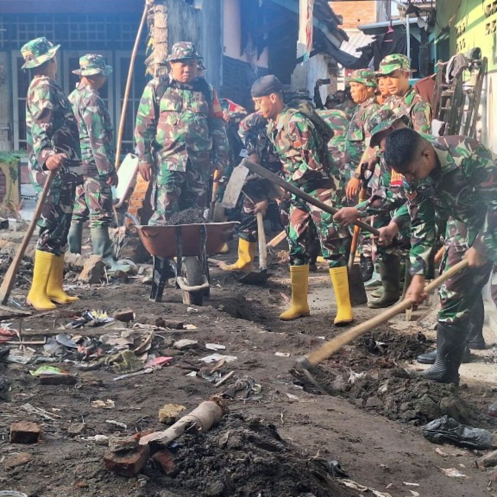 Pasca Banjir, Kodim Mataram Fokus Karya Bhakti