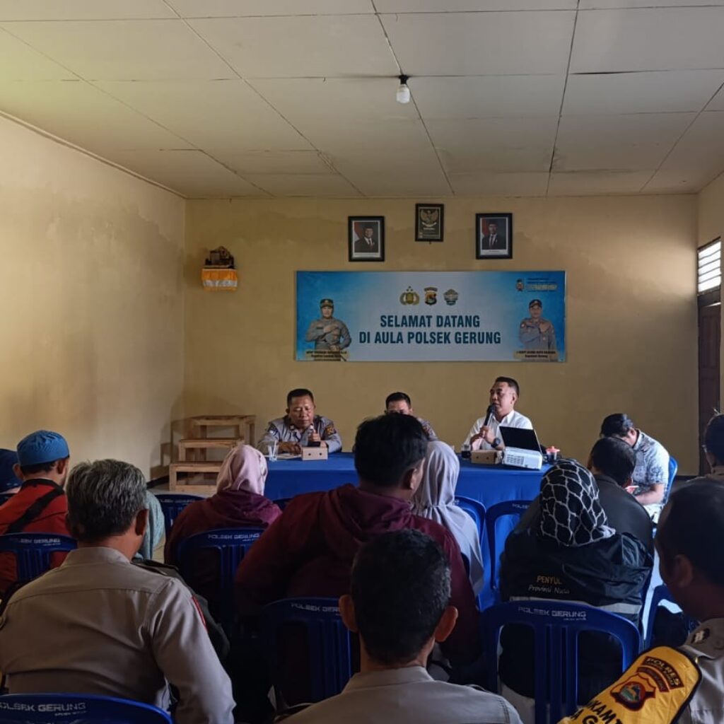 Polsek Gerung dan PPL Bahas Tata Niaga Jagung Untuk Kesejahteraan Petani