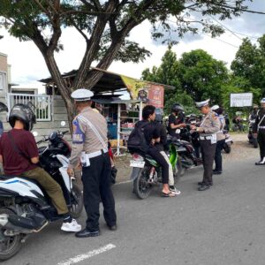 Operasi Patuh Rinjani 2025 di Kediri, Lombok Barat: 57 Pelanggaran Ditindak