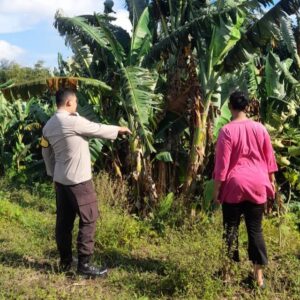 Aipda Ahyar Haryanto Giat Edukasi Ketahanan Pangan di Desa Gelogor