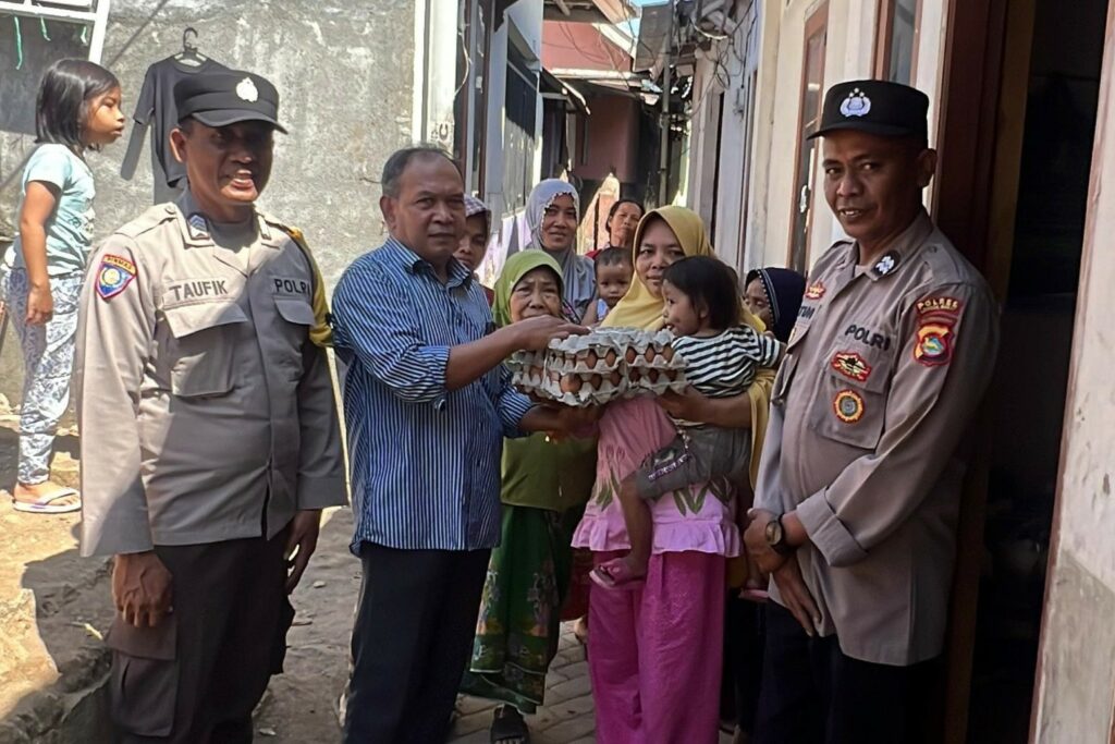 Polsek Kediri Terus Galakkan Program Peduli Stunting di Desa Kediri