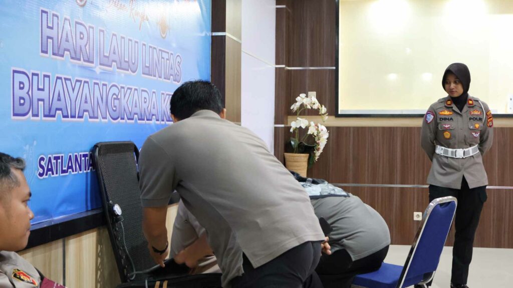 Donor Darah Polres Lombok Barat, Wujud Kepedulian dalam HUT Lalu Lintas ke-70