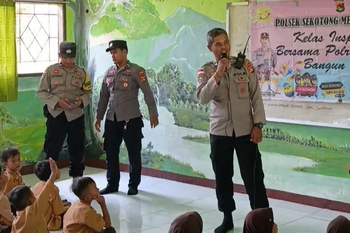 Sentuhan Polri di Sekolah, Bentuk Generasi Anti-Bullying di Sekotong