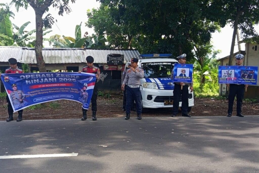 Bukan Hanya Tilang, Ini Fokus Operasi Zebra Rinjani di Lombok Barat