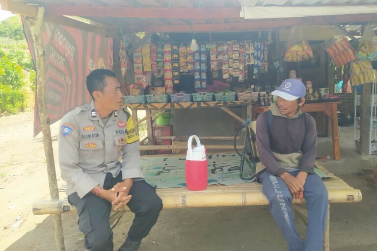 Kamtibmas Kondusif, Bhabinkamtibmas Dukung Program Tanam Jagung