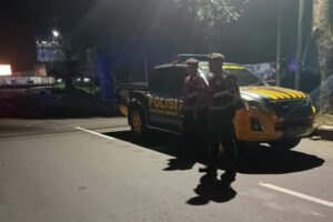 Antisipasi Kejahatan Malam, Sat Samapta Patroli ke Desa Rumak