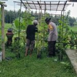 Bhabinkamtibmas Edukasi Warga Manfaatkan Lahan Produktif